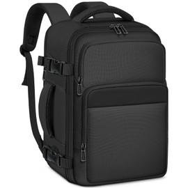 OTAHGK Hand Luggage 40 x 20 x 25 cm for Ryanair Underseat Travel Backpack 20L Waterproof Cabin Bags Aeroplane Suitcase Backpack Laptop Backpack Casual Daypack School Office Bag - Black