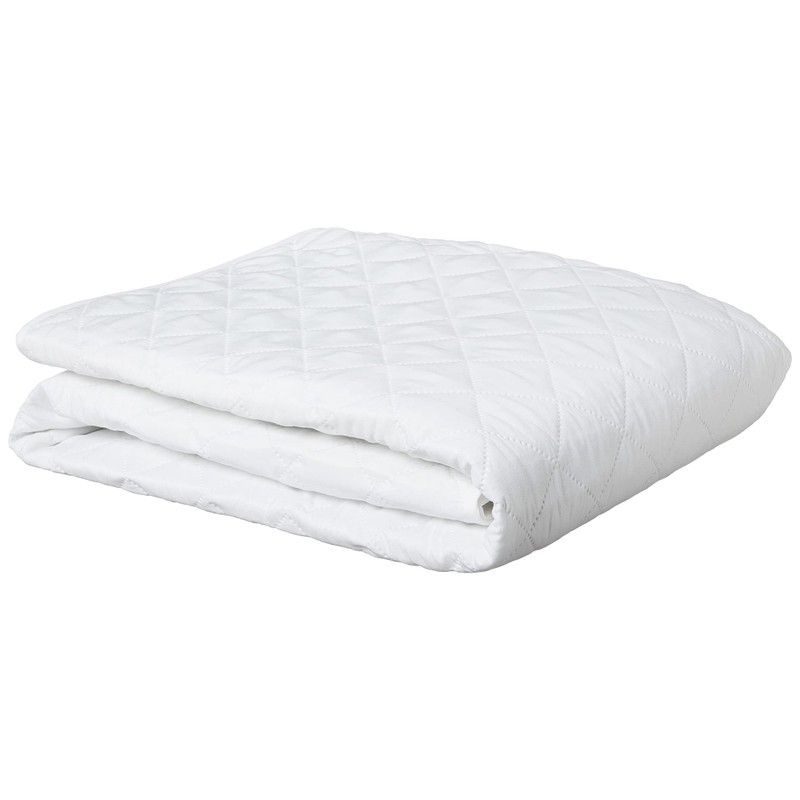 Exquisite Hotel Classic Quilted Mattress Pad, White, Full