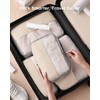 kookoomia 4-Piece Compression Suitcase Organiser Packing Cubes Compression Packing Cube