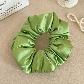 Hair Rubber Hair Elastic Headband Hair Accessories Hair Arrangement Hair Band Women's Simple Basic Cute Hair Accessory Hair Ornaments Non-slip (Green)