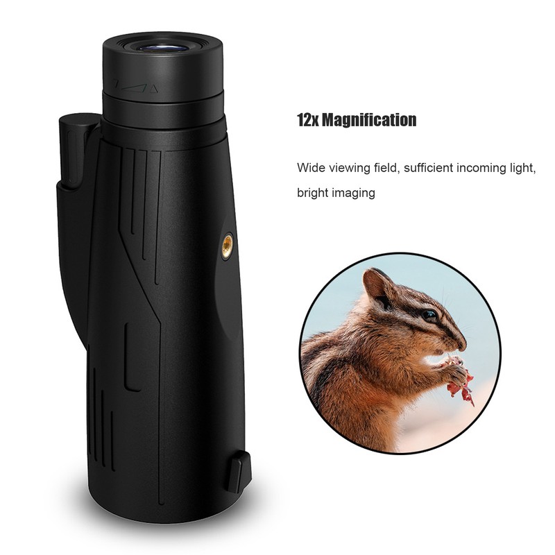 12x50 HD Large Aperture Monocular Telescope Anti Shaking Handheld Monocular