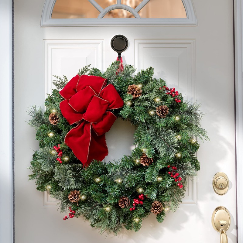 Haute Decor Attract Pinch-Free Magnetic Wreath Hanger (Oil-Rubbed Bronze)