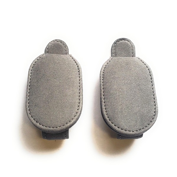 timfimi Suede Cloth Magnetic Glasses Clip for Car Visor，Metal Frame,