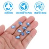 PATIKIL Acrylic Teardrop Gems, 100 Pcs 12x7mm Flat Back Teardrop