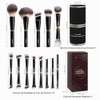 MAANGE Set de Brochas de Maquillaje Profesional con Estuche 13PCS