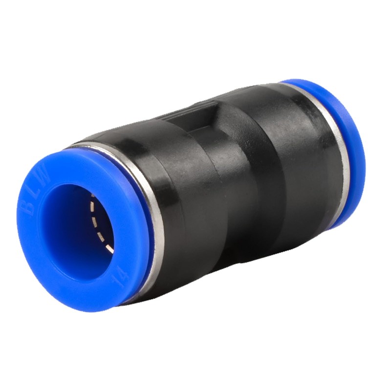 12 Pcs 5/32 inch Straight Push to Connect Fittings Pneumatic