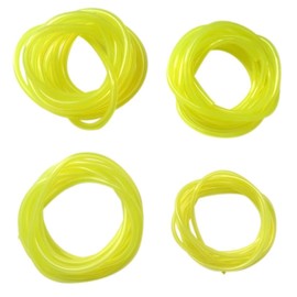 4Pcs 4-Sizes Gas Fuel Line Hose Kit 8Ft Fuel Tube for RY30530 RY26520 RY52018 Engine - Yellow