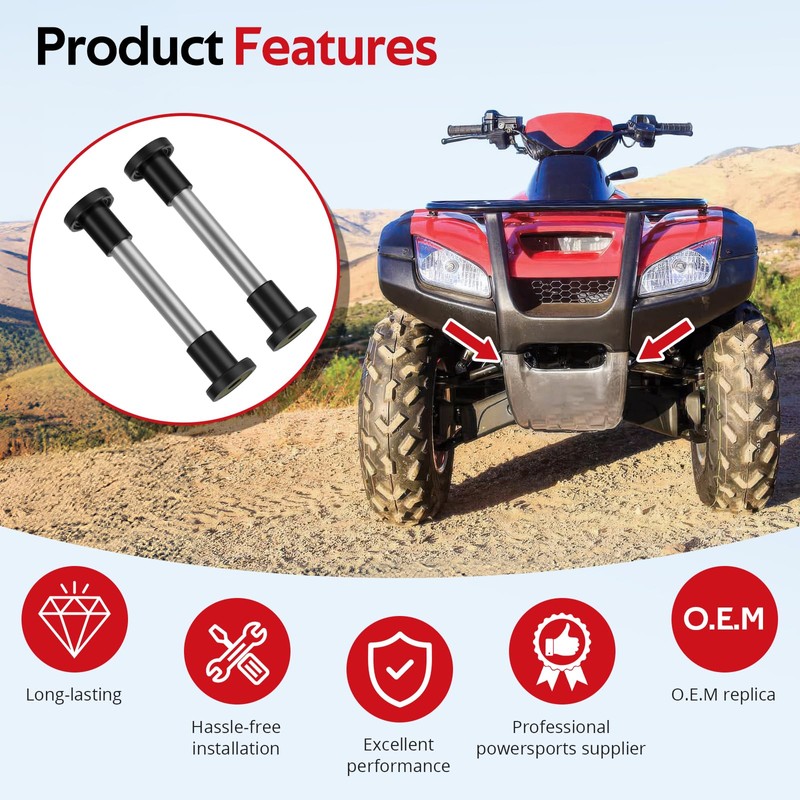 Front Left & Right Upper A Arm Bushing Kit Compatible