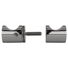 C.R. LAURENCE SDK140CH CRL Chrome Back-to-Back E-Z Grip Style Knobs