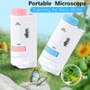 200x Zoom Portable Microscope Pocket Handheld Mini Microscope with LED