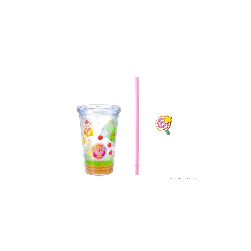 Kirby's Dream Land Straw Tumbler (Muchi Candy)