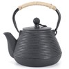 MILVBUSISS Cast Iron Teapot, 35oz Tea Kettle Stovetop Safe with