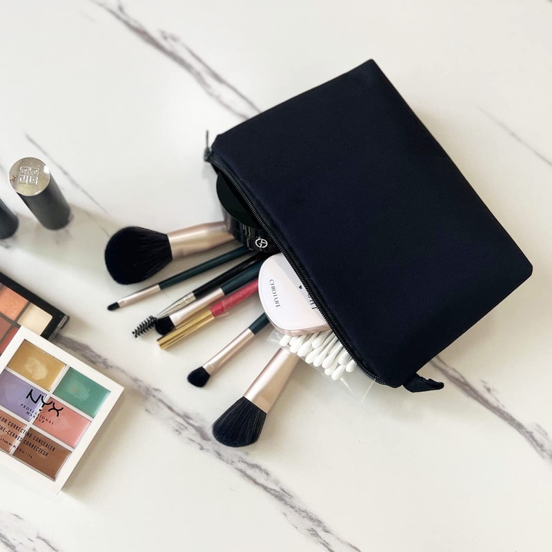 FUMAFI Lazy Makeup Bag Pouch Cosmetic Bag Zipper Travel Cosmetic
