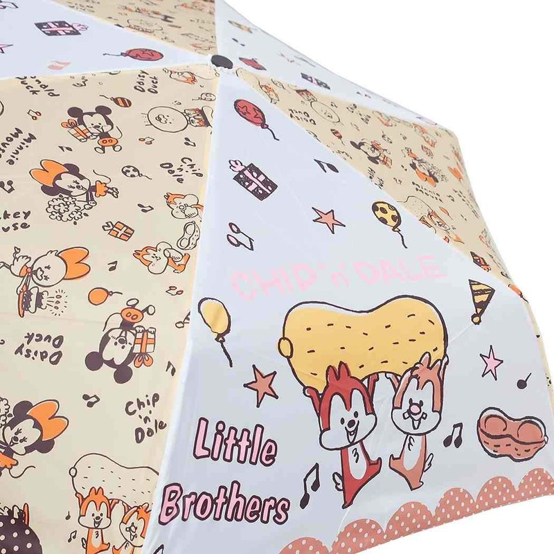 Chip & Dale Fancy Pop Folding Umbrella, Chip & Dale