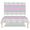 GHKJOK 2 Pack Mermaid Scale Tablecloths with 20 Napkins –
