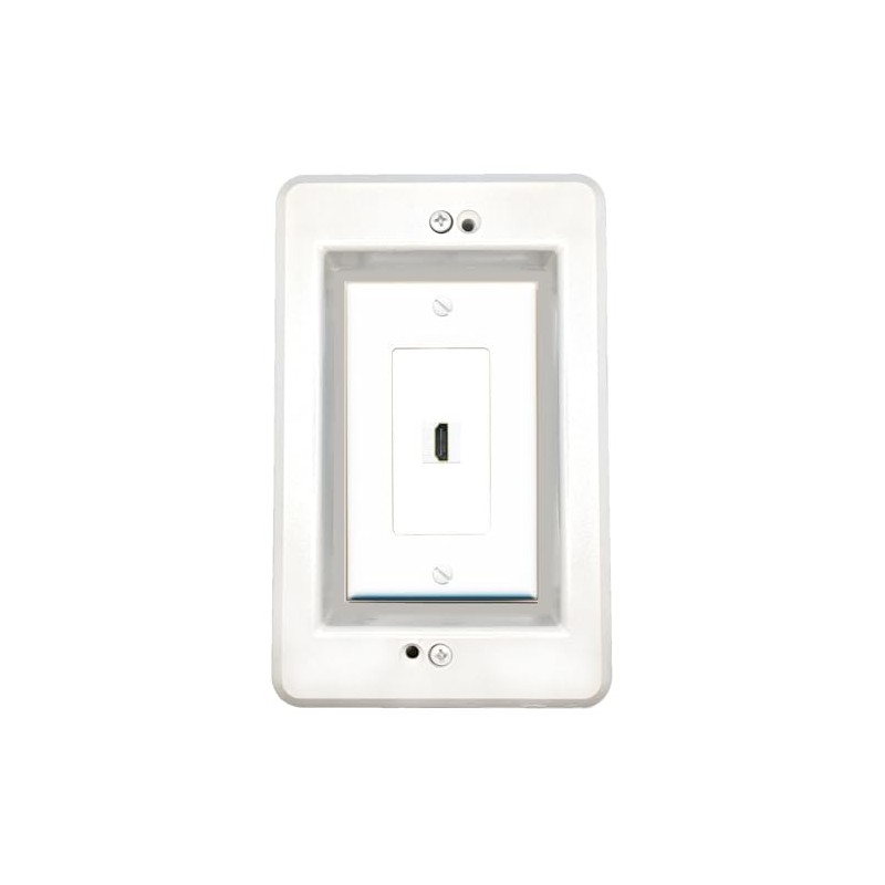 RiteAV 1 Port in-Wall Cable Management Kit Recessed Outlet HDMI
