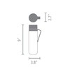 Brabantia - Make & Take Water Bottle with Strainer 0.5L