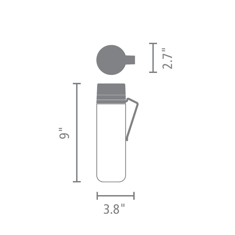 Brabantia - Make & Take Water Bottle with Strainer 0.5L