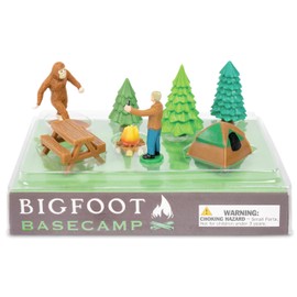 Accoutrements Archie McPhee Bigfoot Basecamp Micro-Cryptozoology Novelty Mini Figure Set : The Perfect Stocking Stuffer and Gift Idea