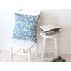 DDintex FLORET LONDON Cushion Cover, Josephine Blue, 17.7 x 17.7