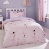 Catherine Lansfield Dancing Fairies Reversible Double Duvet Cover Set with