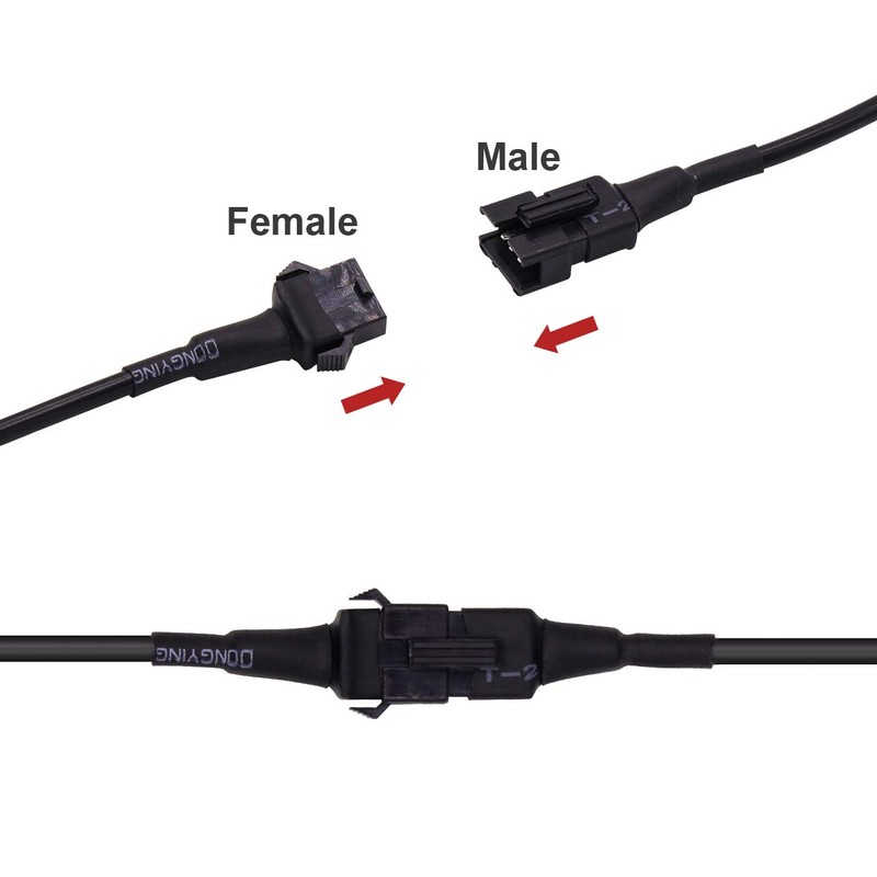 YiLaie 2 PCS 47 inch Extension Cables for Use with