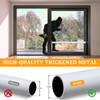 Sliding Door Security Bar，17.7-50inch Adjustable Locking Window Safety Bars, Diameter
