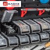 KADAX Stacking Box with Lid, Storage Box Made of PP