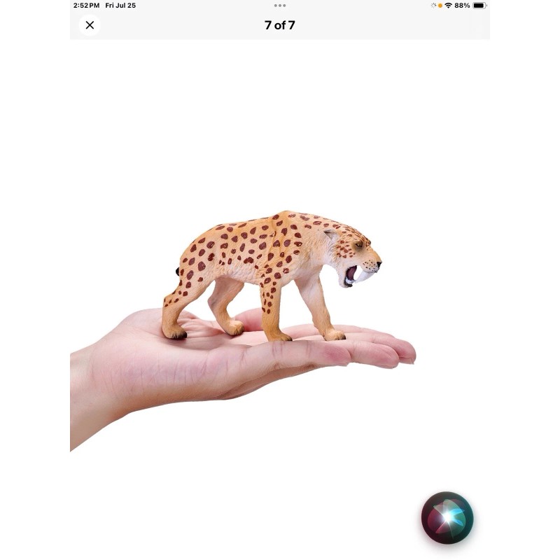 Mojo Smilodon, Sabre Tooth model figure toy Jurassic prehistoric figurine