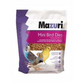 Mazuri | Nutritionally Complete Food for Mini Birds | 2 Pound (2 lb.) Bag