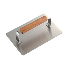 Stainless Steel Trash Compactor for Household Kitchen Trash Can, with Wooden Handle