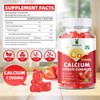 VCCHUYH Calcium Citrate Gummies 1200mg, Chewable Calcium Supplements for Women