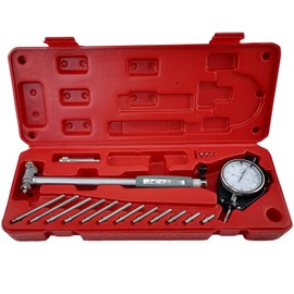 AeKeatDa Dial Indicator Bore Gage 2" - 6" Range(0.001"), Dial Indicator Bore Gage Gauge, Stem Length 6'' with Carbide anvils (2"-6" Range