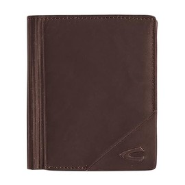 camel active Taiga Men's RFID Portrait Leather Wallet, brown, 004213