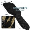 ZONETECH Wood Beaded Seat Cushion, Premium Quality, Black, Car Massaging,