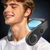 KJXIC Bladeless Wearable Neck Fan - Powerful Portable AC Cooler