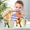 FlidRunest 2 PCS Dinosaur Kids Toothbrush Holders for Bathrooms -