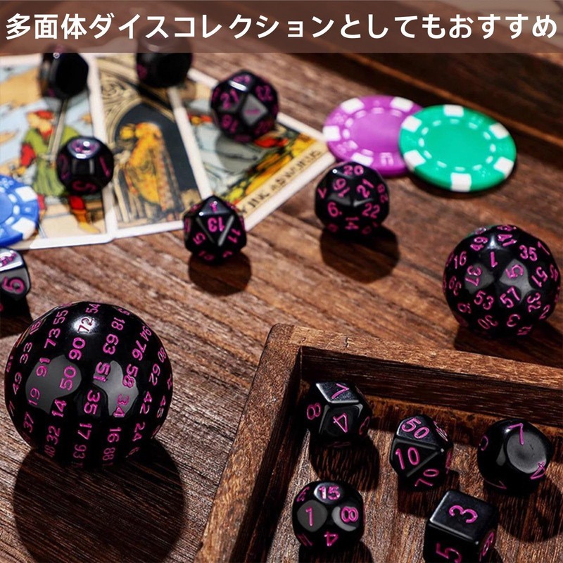 Youact Dice Set, Polyhedral Board Game Dice, Set of 15,