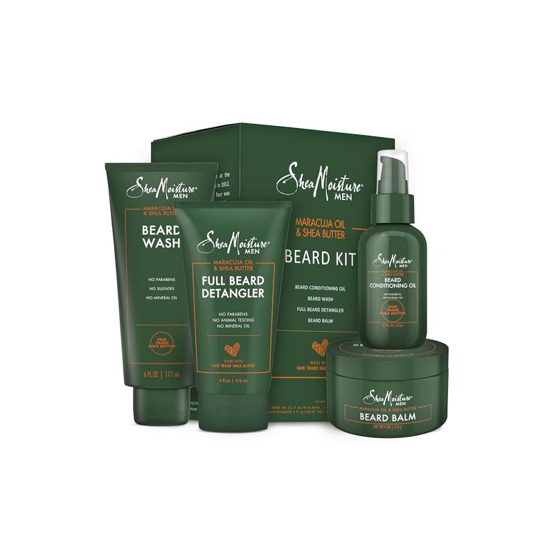 Shea Moisture Complete Beard Kit | All Natural Ingredients |