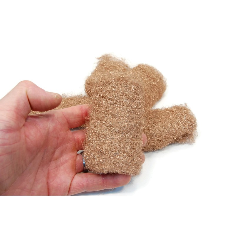 Rogue River Tools Bronze Wool Pads - Medium (5pc). Marine,