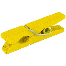 Holz Wäscheklammern A52125100 Birch Wood, Assorted Colours, 25 mm, Pack of 100, 25 mm