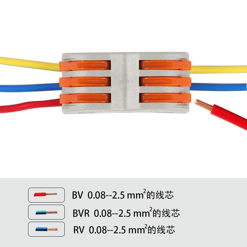 12 Pack Compact Wire Connectors Lever Wire Nut Wire, 6