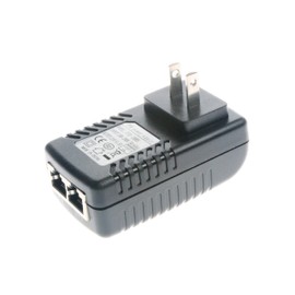NOYITO 24V 0.5A PoE Injector Power Supply Adapter with Wall Plug IEEE 802.3af Compliant 10 100Mbps Suitable for IP Camera Voip Phones AP