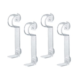 Xodus Innovations CA120-4 Window Candle Holders with 2 Suction Cups, Plastic L-Shaped Safety Bracket, Works with Most Battery and Electric Window Candles, Pack of 4