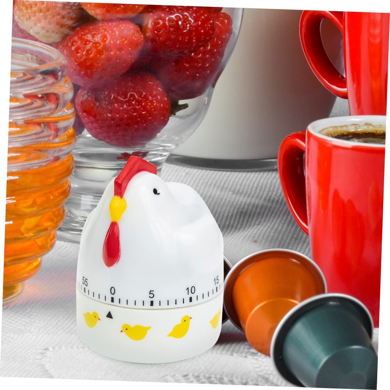 MAGICLULU Creative Chicken Mechanical Timer Cartoon Kitchen Timer for Cooking