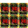 Hawaiian Islands Hibiscus Honey Lemon Tropical Green Tea, All Natural - 20 Teabags (6 Boxes)
