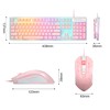 Gaming Keyboard and Mouse Combo, K1 RGB LED Backlit Keyboard
