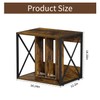 VYUOL Vinyl Record Storage,Vinyl Record Holder Up to 80-100 Albums,4-Compartment