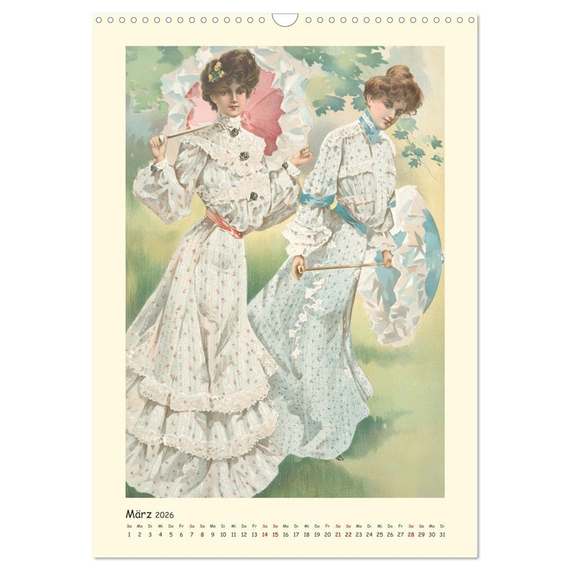 Stilvolle Vergangenheit (Wandkalender 2026 DIN A3 hoch), CALVENDO Monatskalender