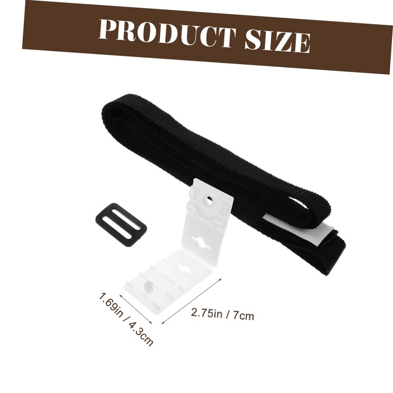 IWOWHERO 1set Inground Solar Cover Strap Kit for Pool Reel